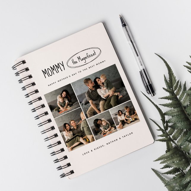 Cute Personalised Mothers Day Family Photo Notebook (Creator Uploaded)