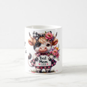 Cute Personalised Mother's Day Quote/Cow Coffee Mug