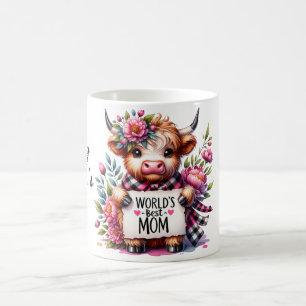Cute Personalised Mother's Day Quote/Cow Coffee Mug