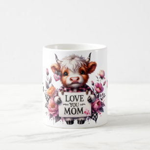Cute Personalised Mother's Day Quote/Cow Coffee Mug
