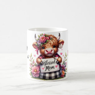 Cute Personalised Mother's Day Quote/Cow Coffee Mug
