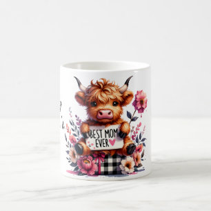 Cute Personalised Mother's Day Quote/Cow Coffee Mug