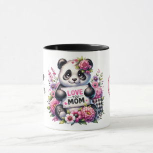 Cute Personalised Mother's Day Quote/Panda Mug