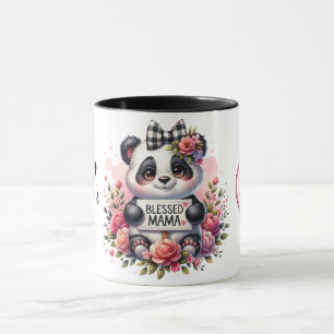 Cute Personalised Mother's Day Quote/Panda Mug