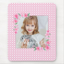 Cute Personalised one Photo Pink