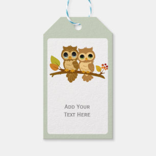 Cute Personalised Owl Gift Tags