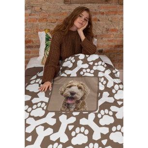 Cute Personalised Pet  Fleece Blanket
