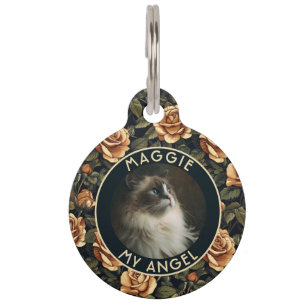 Cute Personalised Pet Gift Rose Tag