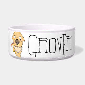Cute Personalised Pet Name Dog Food Or Water Bowl