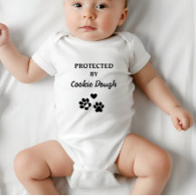Cute Personalised Protected by Dog
