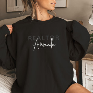 Cute Personalised Realtor Broker Real Estate Agent Sweatshirt