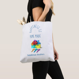 Cute Personalised Realtor Estate Agent Tote Bag