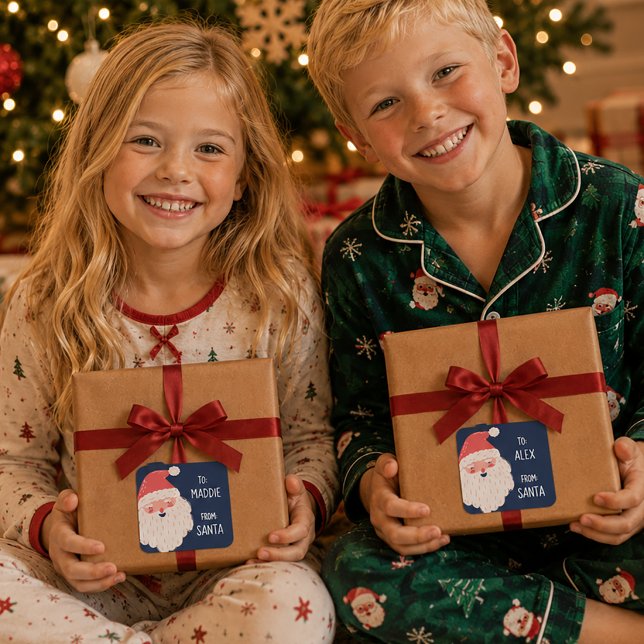 Cute Personalised Santa Gift Tags (Creator Uploaded)
