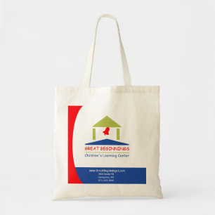 Cute Personalised School with School Bell Tote Bag