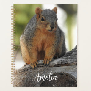 Cute Personalised Squirrel Planner