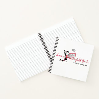 Cute Personalised Volleyball  Notebook