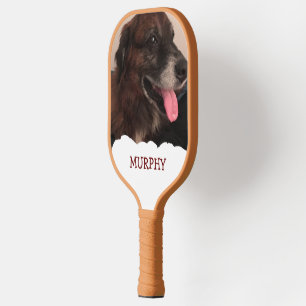Cute Personalized Dog Photo  Pickleball Paddle