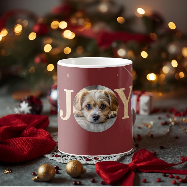 cute personalized holiday dog pet photos  coffee mug (Creator Uploaded)