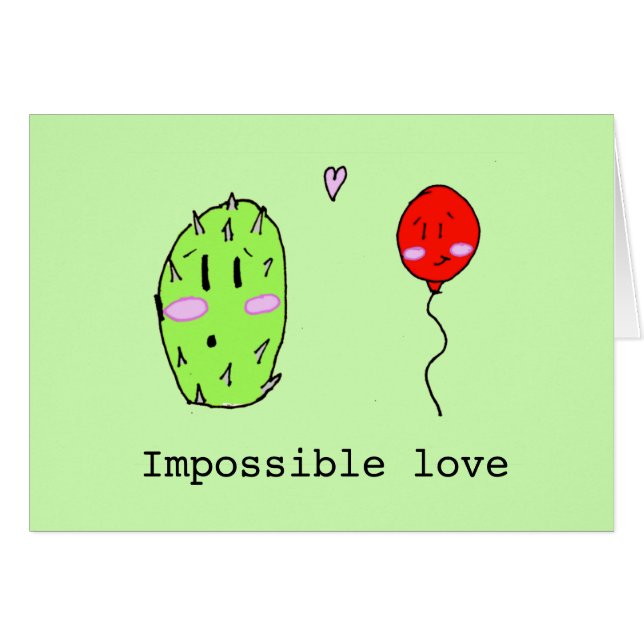 Cute personalized impossible Love (Front Horizontal)