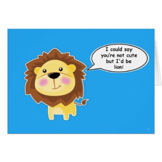 Cute Personalized Lion anniversary/ birthday