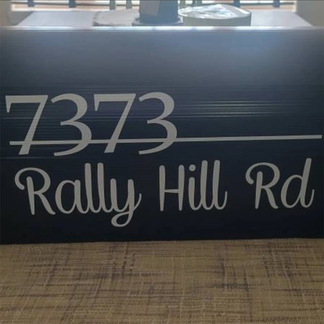 Cute Personalized Mailbox Number and Address Window Cling (Custom Mailbox Number and Address Label Letters )