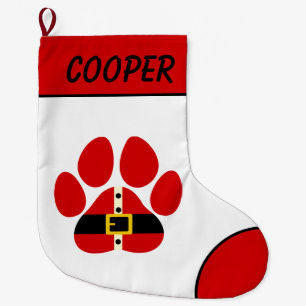 Cute Personalized Pet Christmas Stocking