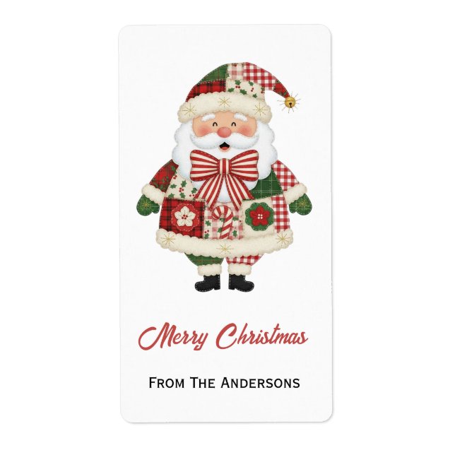 Cute Personalized Santa Christmas Holiday (Front)