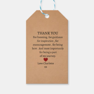 cute personalized thank you love gift tags