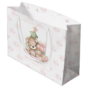 Cute Personlized Christmas Gift Bag For Girl
