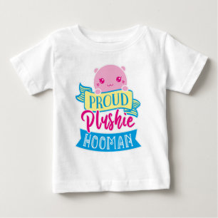 Cute Perzonalized Proud Plushie Hooman Baby T-Shirt