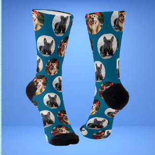 Cute Pet 2 Dog Photo Socks