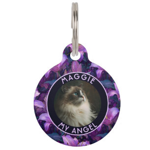 Cute Pet Appreciation Gift Lilies Pattern Tag
