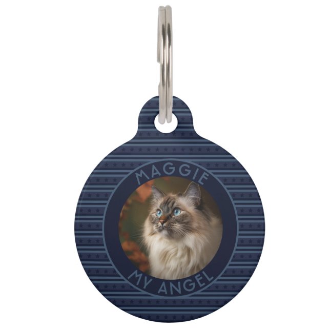 Cute Pet Appreciation Gift Stripes Tag (Front)