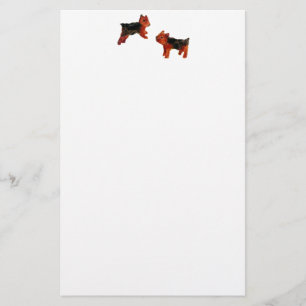 Cute Pet Art Terrier Dogs Stationery