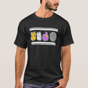 Cute Pet Cat Animal Lover Genderfluid Gift Non Bin T-Shirt