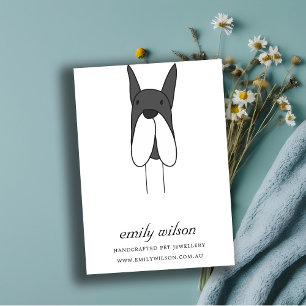 CUTE PET DOG FACE TAG PIN CHARM DISPLAY TEMPLATE