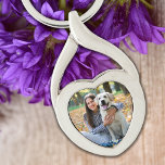 Cute Pet Dog Lover Photo Key Ring<br><div class="desc">Now you can have your best friend with you wherever you go with this custom dog pet photo keychain. Customise with your favourite photo! A must have for every dog mum, dog lover and all pet lovers! COPYRIGHT © 2020 Judy Burrows, Black Dog Art - All Rights Reserved. Cute Pet...</div>