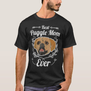 Cute Pet Dog  Puggle Mum Mummy Mothers Day Puggle T-Shirt