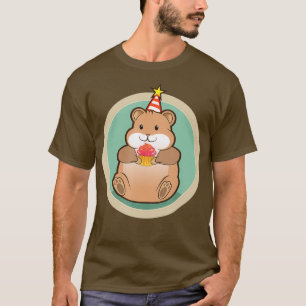 Cute Pet Hamster Young Kids Birthday Party Boys T-Shirt