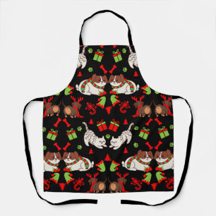 Cute Pet Patterned Christmas Gift Apron
