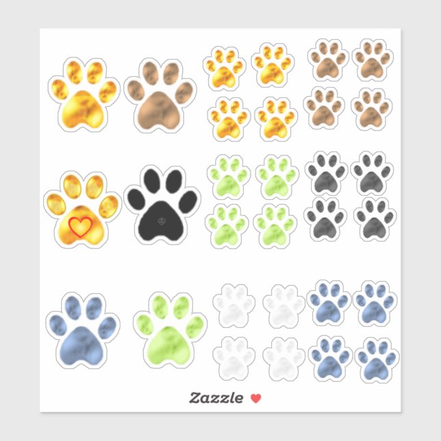 Cute Pet Paw Collection (Sheet)