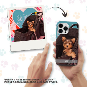Cute Pet Photo Dog or Cat Pet's Name  iPhone 14 Pro Max Case
