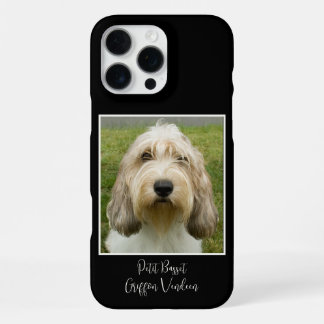 Cute Petit Basset Griffon Vendeen iPhone 16 Pro Max Case