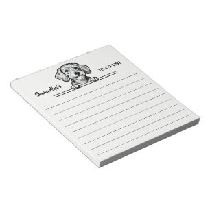 Cute Pets Minimalistic Design - Dog 1 Notepad