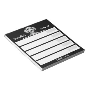 Cute Pets Minimalistic Design - Dog 1a Notepad
