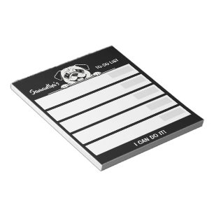 Cute Pets Minimalistic Design - Dog 2 Notepad