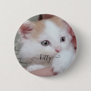 Cute pets peronality photo Button