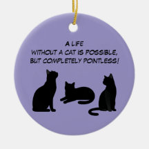 Cute Pets Silhouettes Design - Cats 1 + text