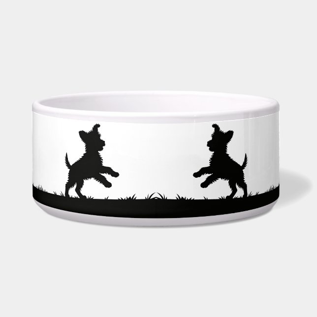 Cute Pets Silhouettes Design - Dogs 1 + text (Front)