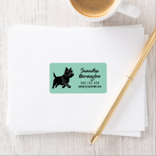 Cute Pets Silhouettes Design - Dogs 1 + text Label